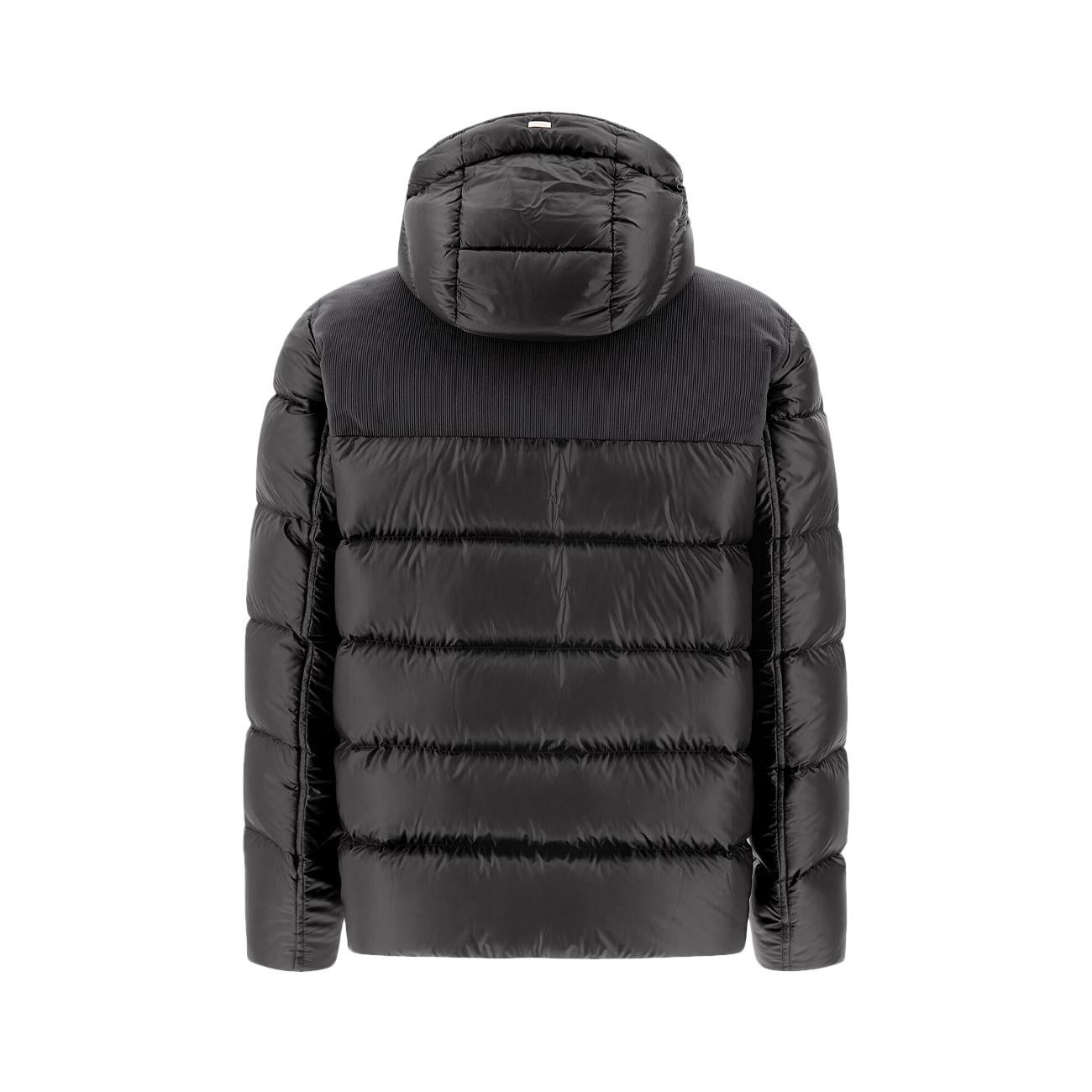 Bomber In Nylon E Linen Velluto Uomo Grigio Scuro PI001178U12020Z 9478 GRIGIO SC. HERNO 