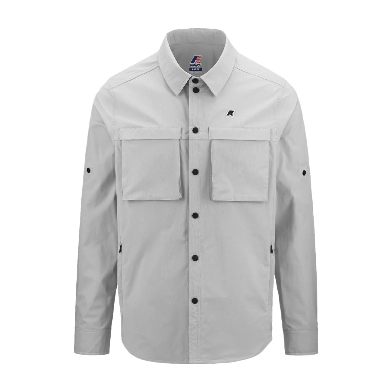 Camicia Seyne Uomo Grey Ash K3123JW 04Y GREY ASH K-WAY 