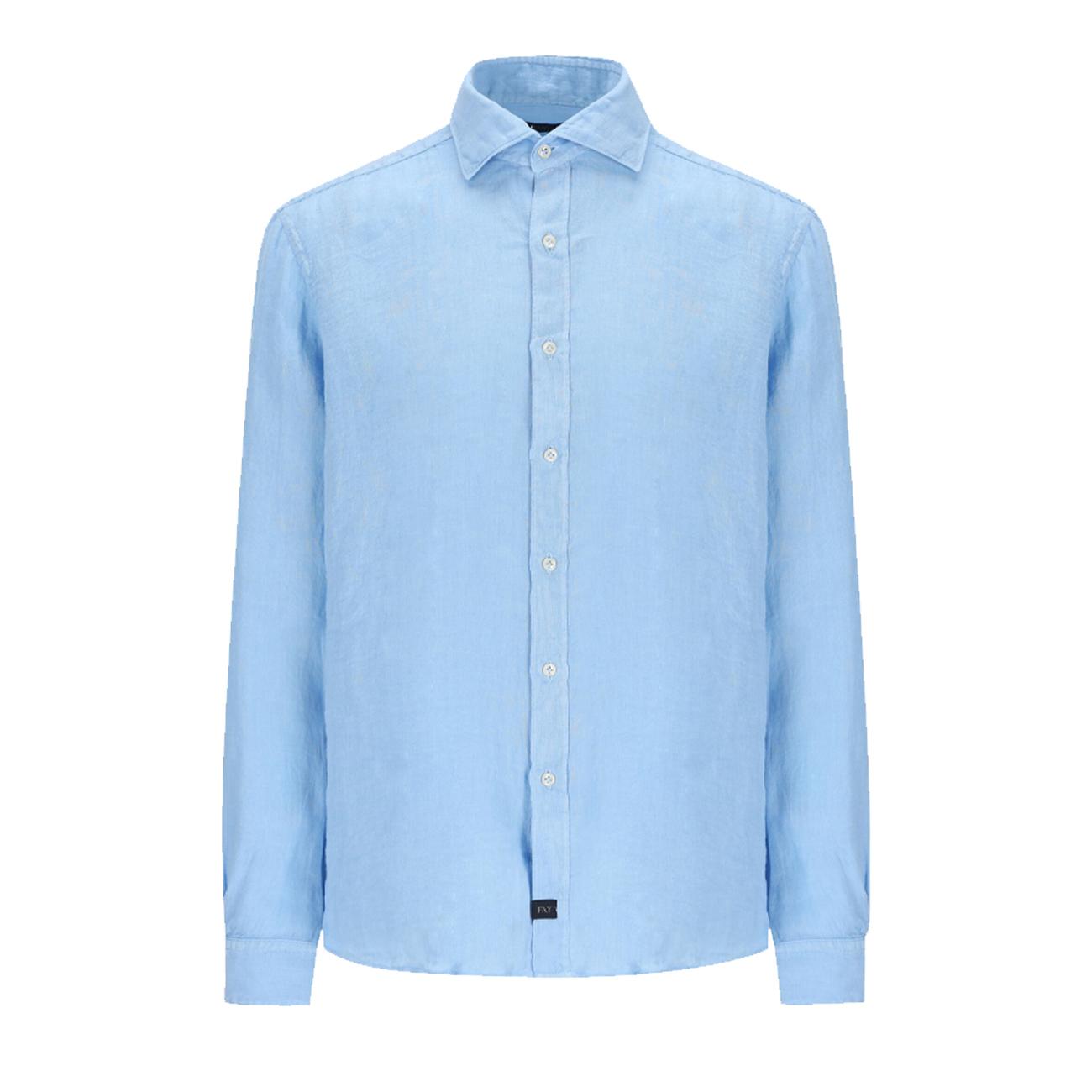 Camicia In Lino Uomo Cielo NCMA148259THTKU005 CIELO FAY 
