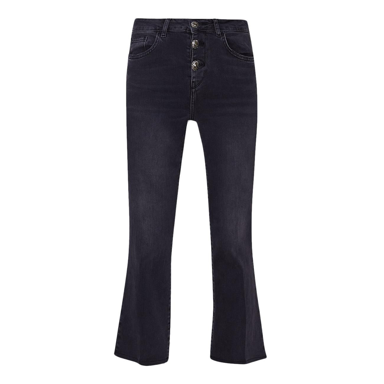 Jeans Bootcut Cropped Princess Donna Black Seductive UF3040D4391 87307 DEN.BLACK SEDUCTIVE LIU JO 