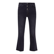 Jeans Bootcut Cropped Princess Donna Black Seductive UF3040D4391 87307 DEN.BLACK SEDUCTIVE LIU JO 