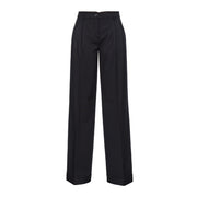 Pantalone Peru' In Twill Di Lana Donna Nero Limousine 103701/A1XX Z99 NERO LIMOUSINE PINKO 