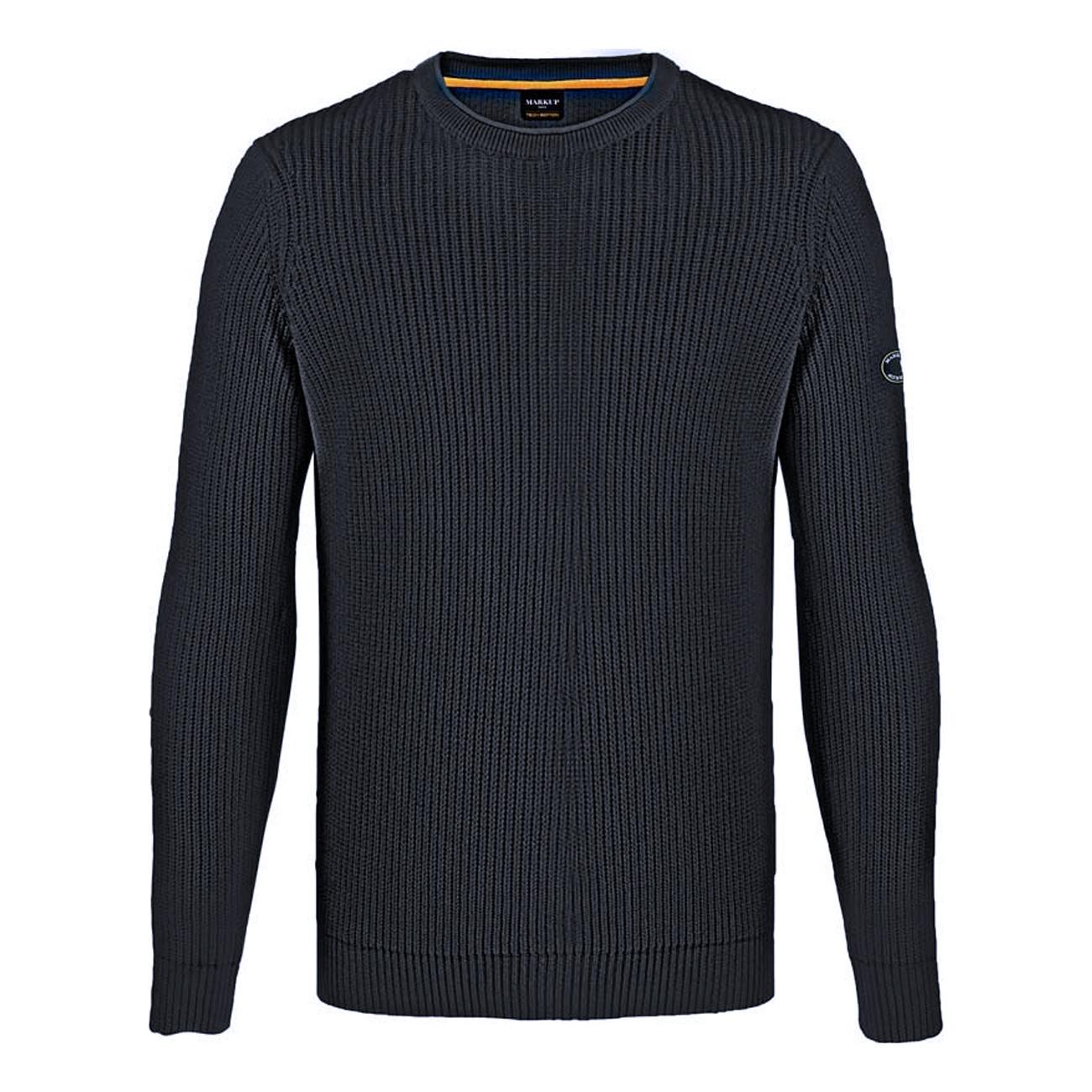 Maglia In Cotone Tech Uomo Blu MK790105 BLU MARKUP 