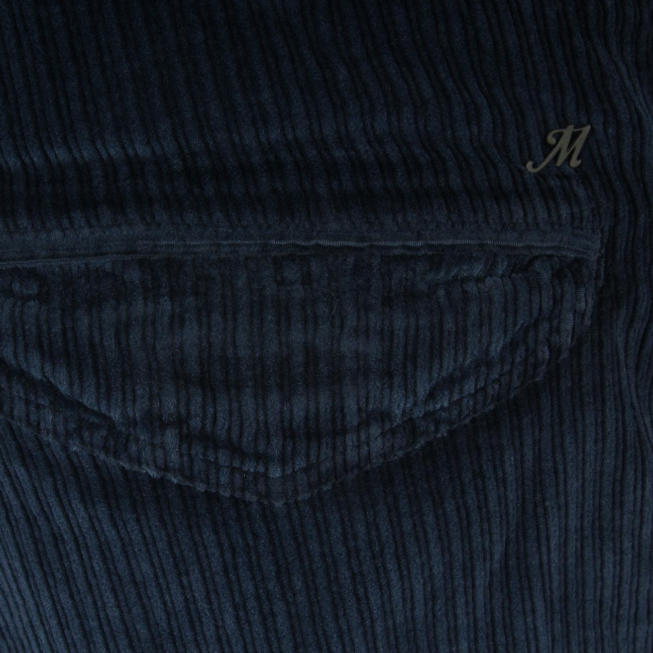 PANTALONE U. CHINO EISENHOWER VELLUTO A COSTE MASON`S 2PN77763 VBE033 760 BLU SCURO MASON'S 