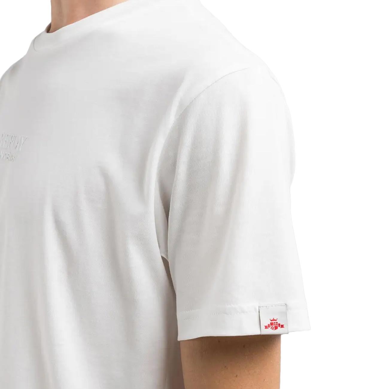REPLAY T-Shirt Regular Fit Uomo Bianco M3047.000.23732P 011 