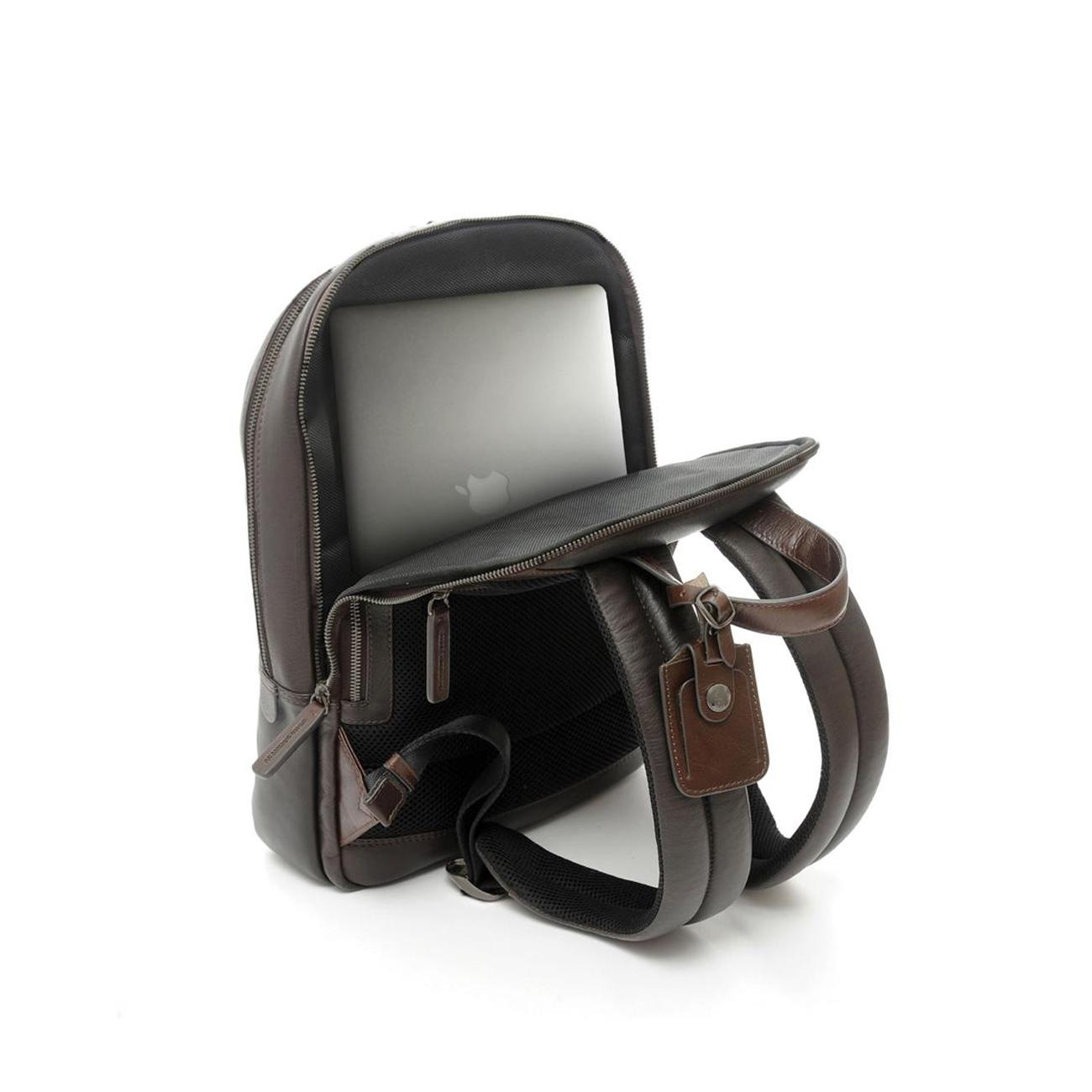 Zaino Round Medium Tech Leather Unisex Testa Moro 309181U 254 TESTA MORO A.G. SPALDING&BROS 