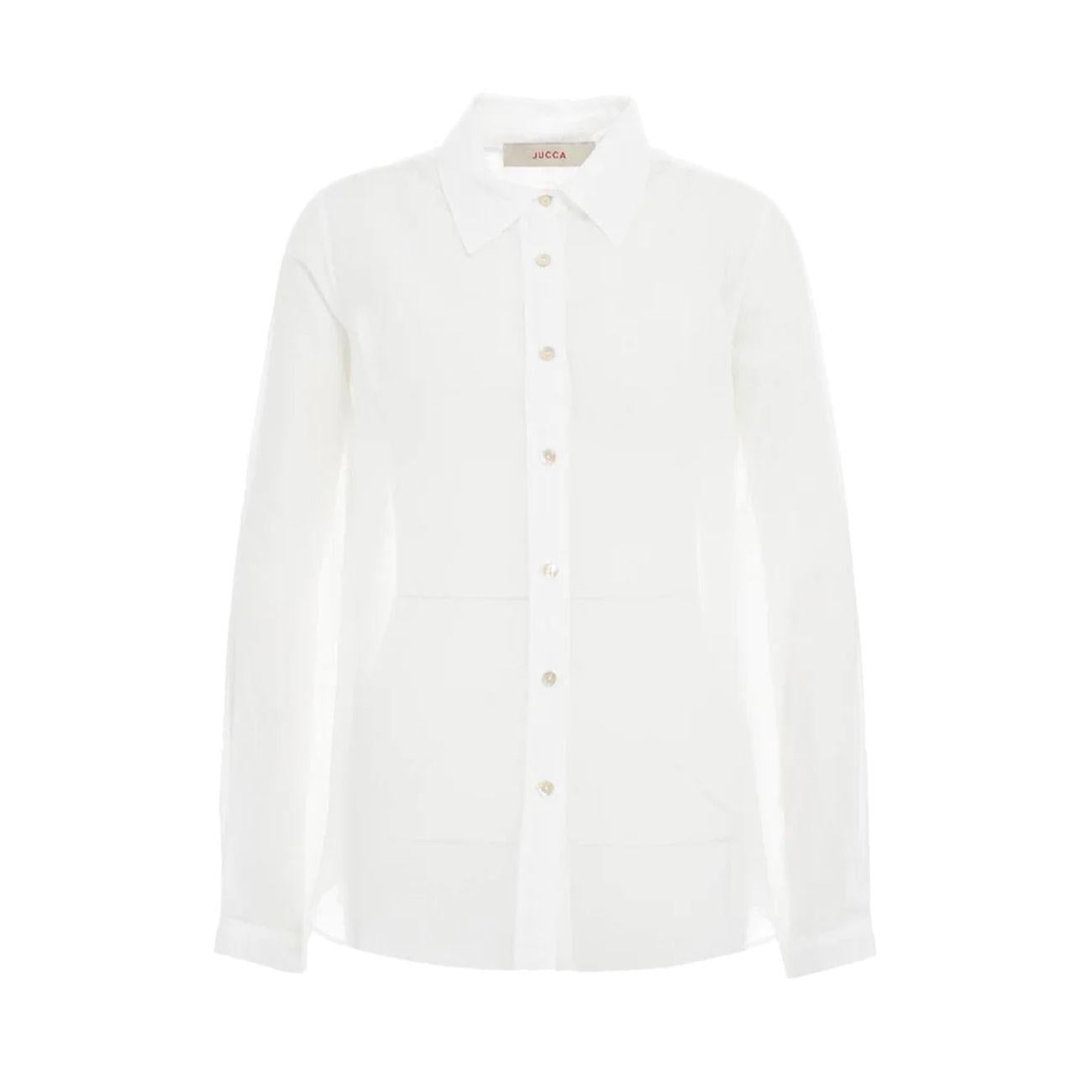 Camicia Mussola Donna Bianco J3712040/24 BIANCO 001 JUCCA 