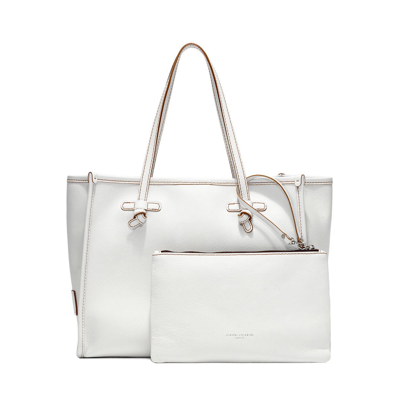 BORSA MARCELLA SADDLERY GIANNI CHIARINI BS6850/23PESTSRDBL 12341 LATTE/PECAN GIANNI CHIARINI 