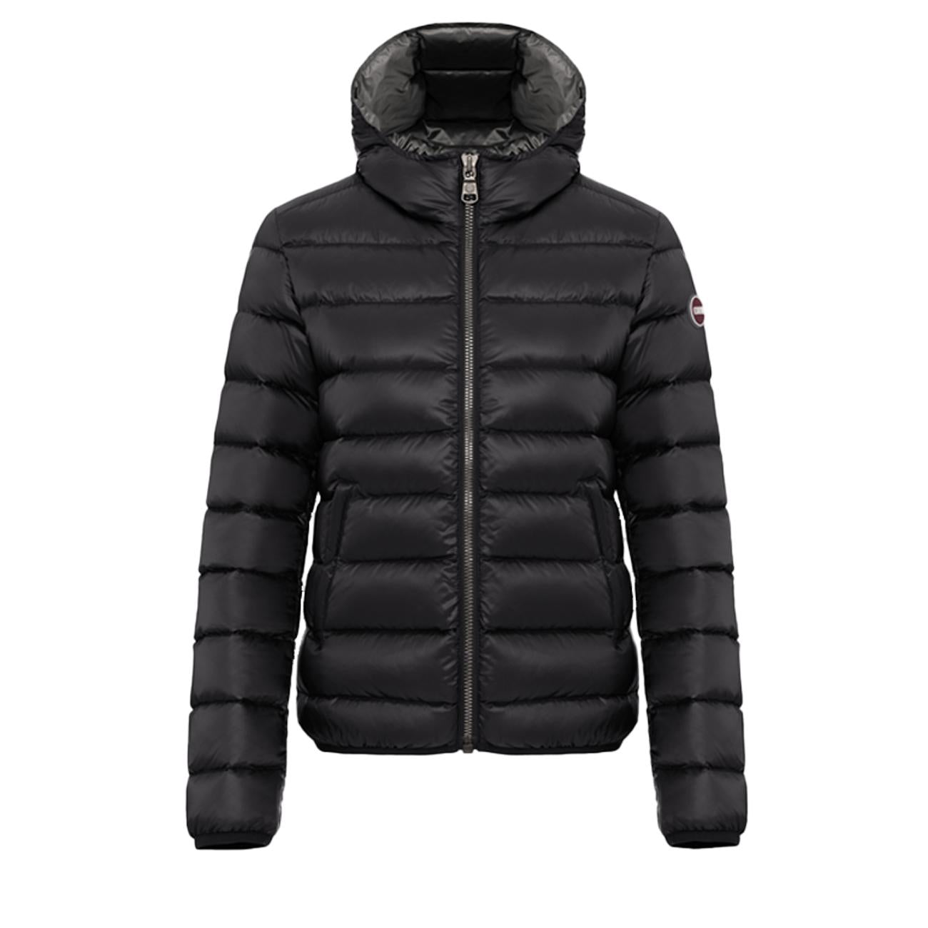 Piumino Classico Con Cappuccio Fisso Donna Nero Dark Steel 2286N/5WG 99 NERO COLMAR ORIGINALS 