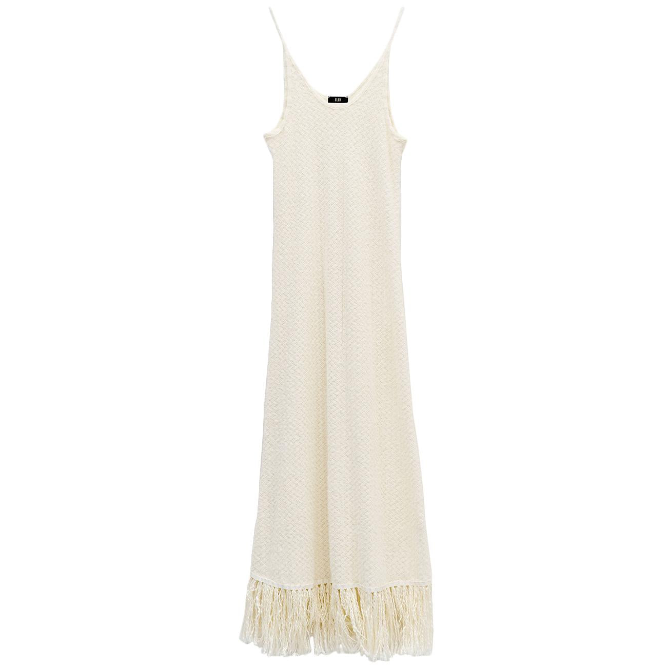 Abito In Maglia EFW250085 PANNA ELEH 