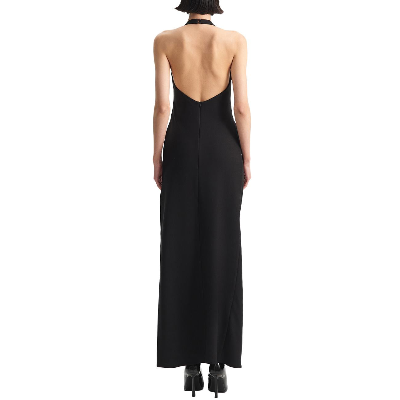 Vestito Con Spacco Laterale EFW250216 NERO ELEH 