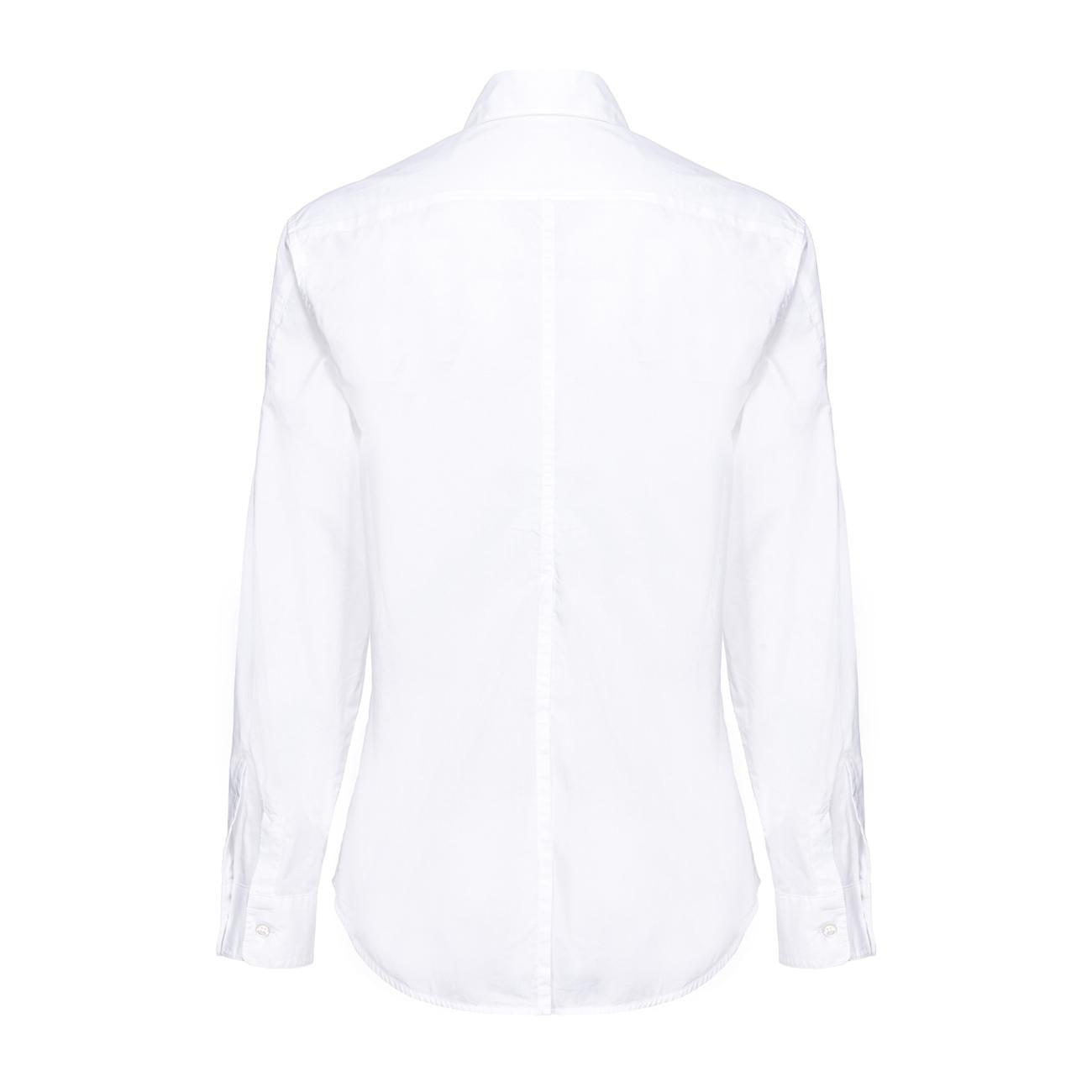 Camicia Corea In Popeline Donna Bianco Brillante 103708/A1XZ Z04 BIANCO BRILLANTE PINKO 