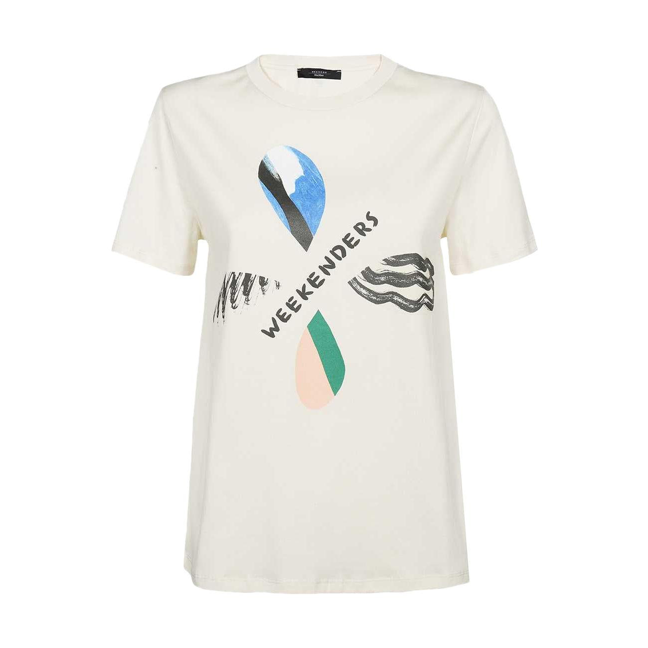 T-Shirt Polka Donna Avorio POLKA 2359710237600 002 AVORIO+ST MAX MARA WEEKEND 