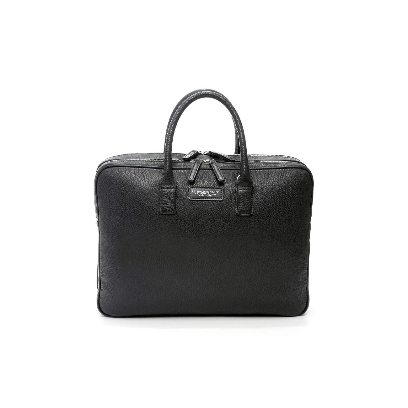 Cartella Urban 2 Zip Uomo Nero 309346U 900 NERO A.G. SPALDING&BROS 