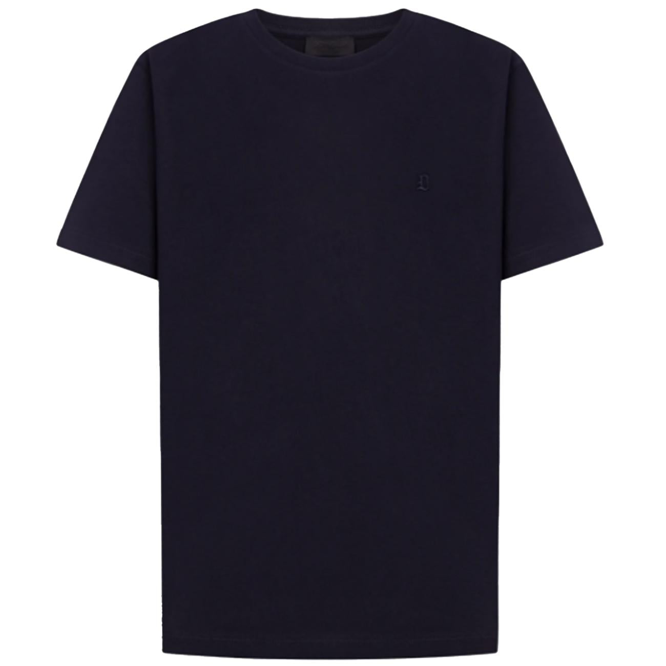 DONDUP T-shirt "D" Ricamata US198_JF0309U_ML5 890 UNIVERSO 