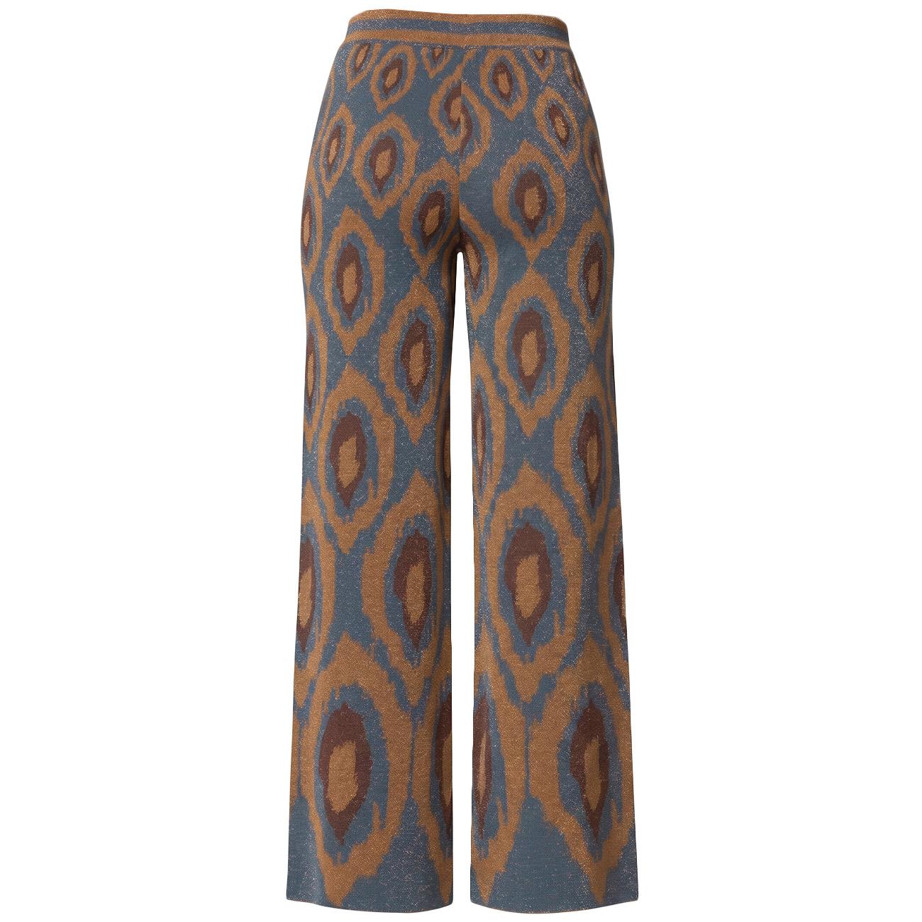 Pantaloni Jacquard Peacock Eye PTKD13061 VARIANTE 3 AKEP 