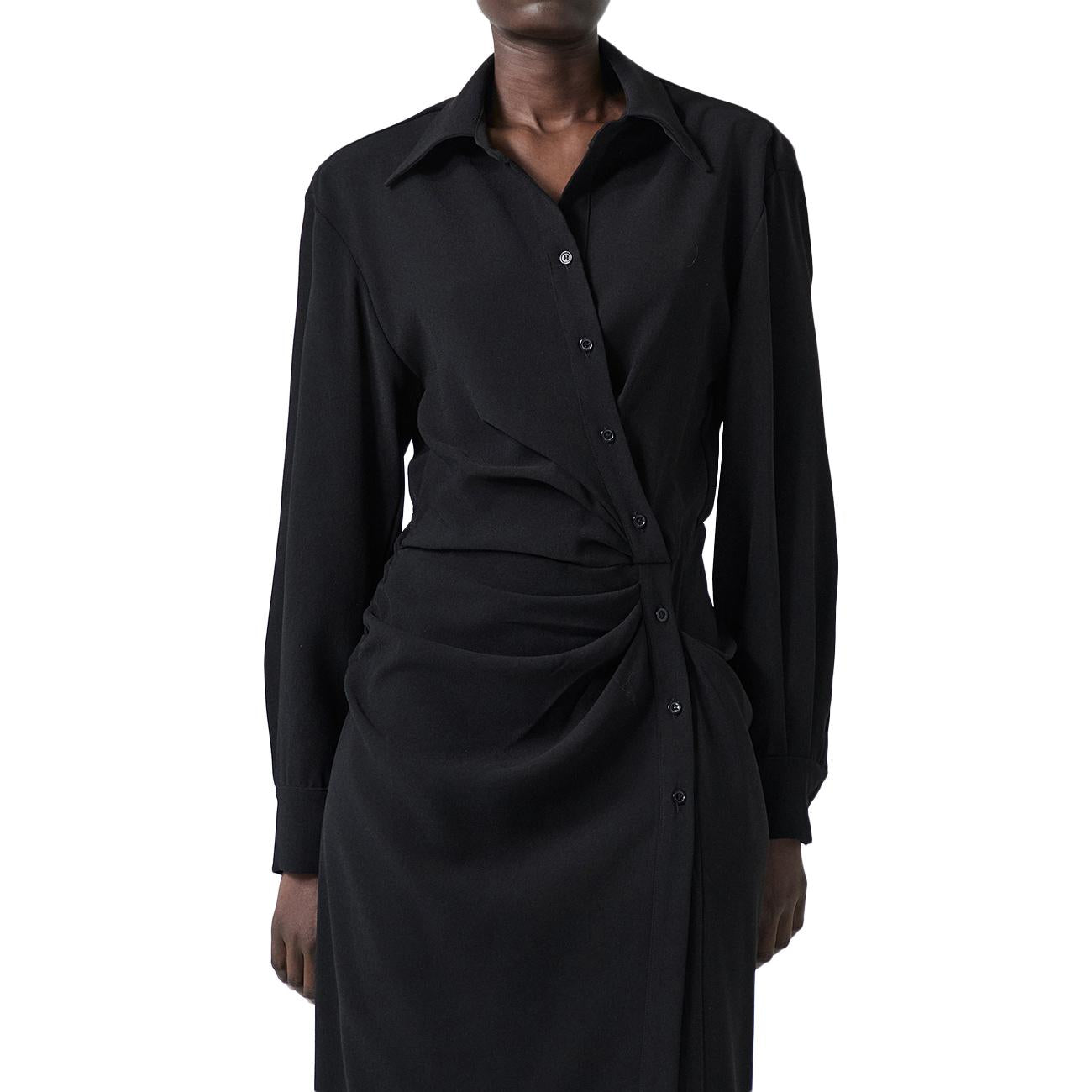 Vestito Lungo In Stile Camicia EFW250275 NERO ELEH 