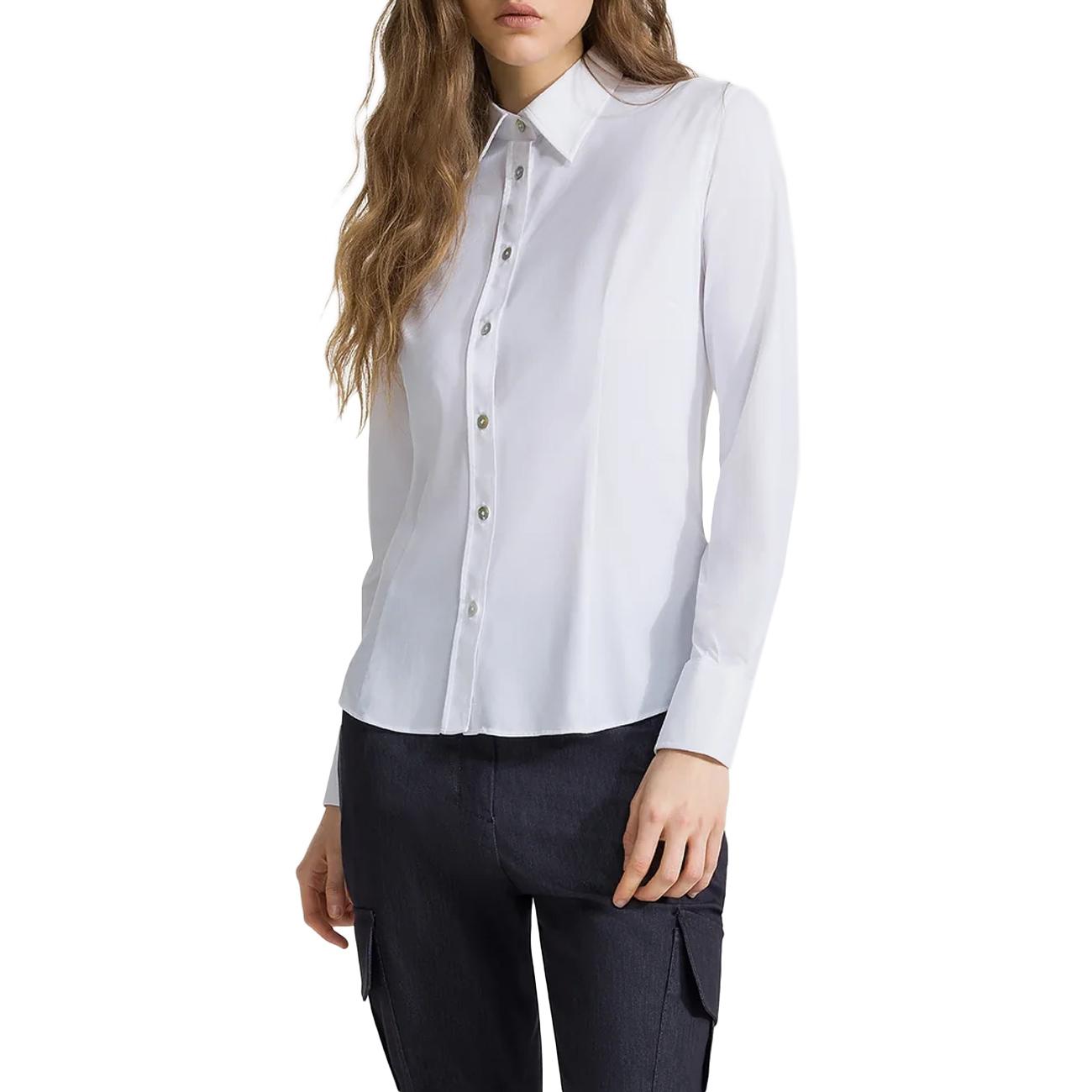 Camicia Oxford Slim Donna Bianco 24750 09 BIANCO RRD 