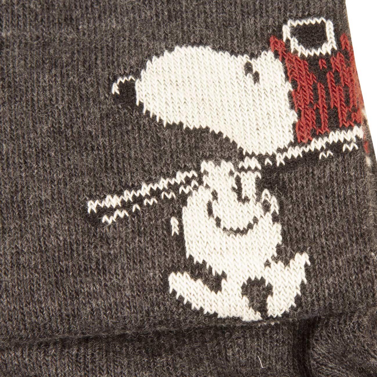 Calze Snoopy Ski All Over Unisex Grigio Scuro FW230018A 2 GRIGIO SCURO SOX IN THE BOX 