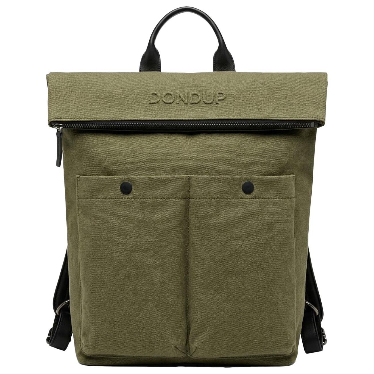 DONDUP Zaino In Canvas XB300PX0137XXX 671 VERDONE 