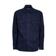 Giacca Camicia Con Tasche In Cotone Uomo Blu Navy TIN/1SLVN9T UE7BLU NAVY TINTORIA MATTEI 954 