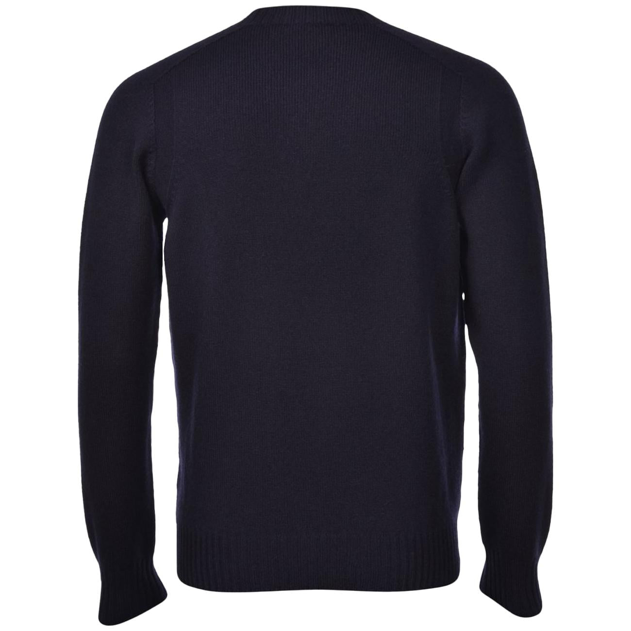 Maglia Girocollo In Lana Vergine 24157/25024 598 BLU LA FILERIA 