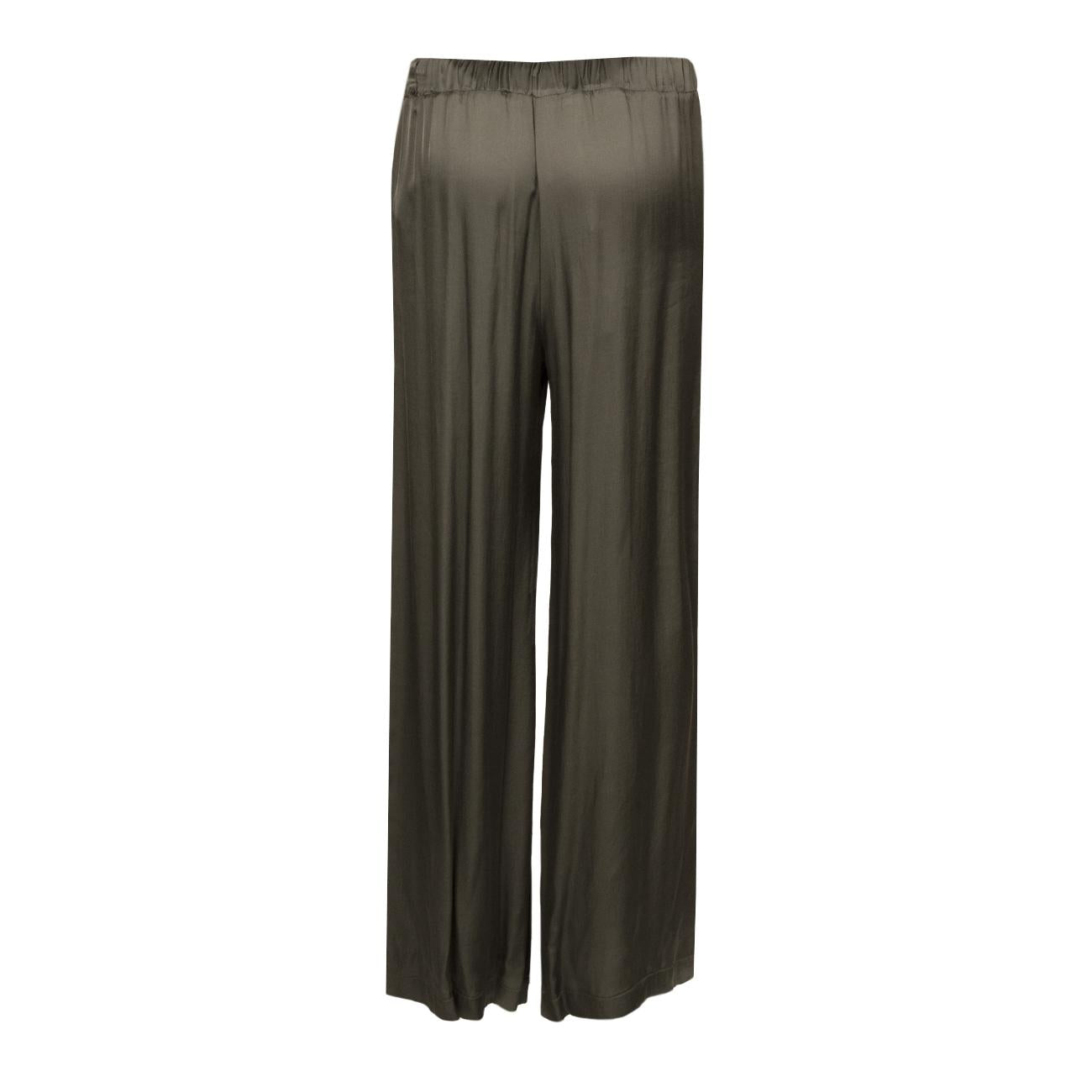Pantalone A Palazzo Satin Donna Salvia AD-6514Q 2261 SALVIA ALPHA STUDIO 
