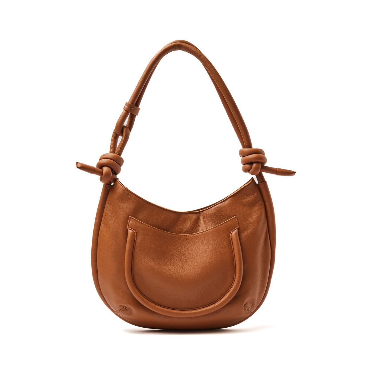 Borsa Demi' Piuma Knot L Donna Beige Genco 068550 0660000 L Z0205 BEIGE GENCO ZANELLATO 