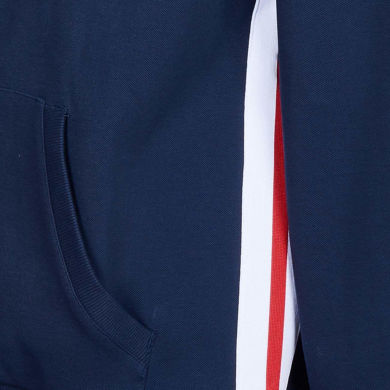 Felpa Heritage Con Cappuccio E Bande Laterali Uomo Blu F41110 07NAVY BLUE SUN68 