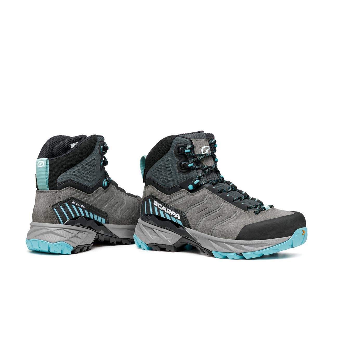 Scarpe Da Trekking Rush Trk Pro Gtx Rha Free-Dome Donna Midgray Aqua 63143-202 3 MIDGRAY-AQUA SCARPA 