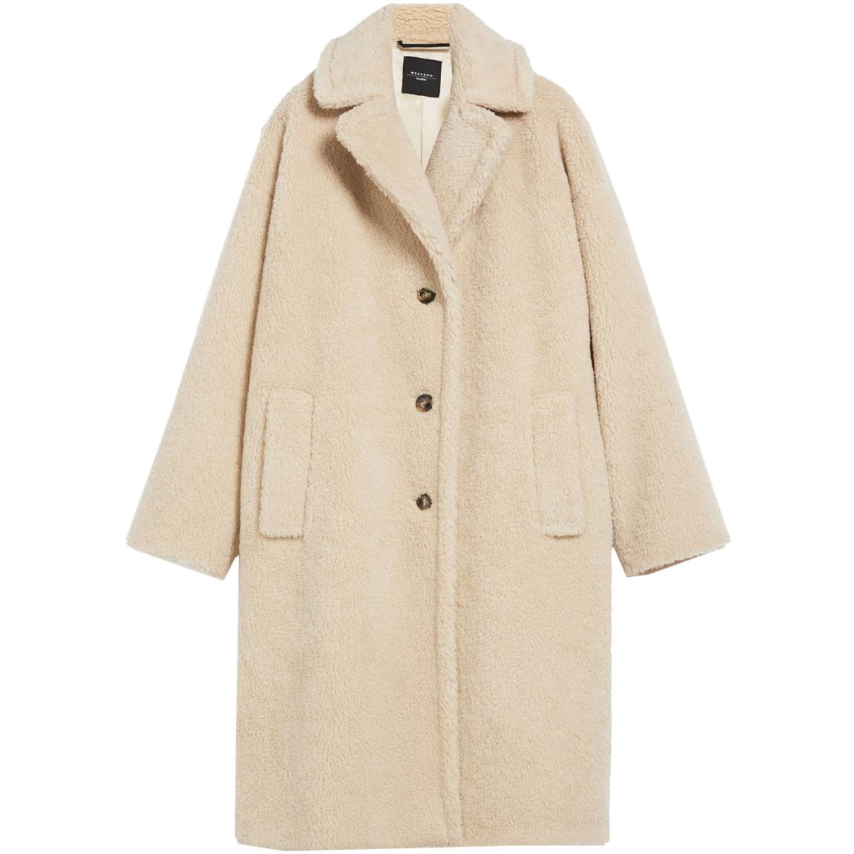 Cappotto Salmone Donna Crema 50160323600 005 CREMA MAX MARA WEEKEND 