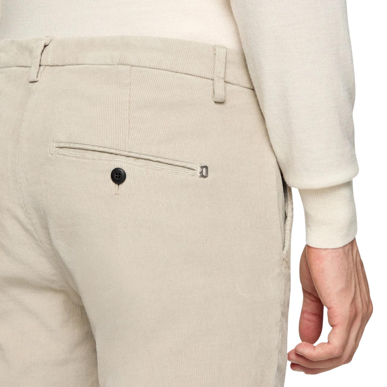 Pantalone Gaubert In Velluto UP235 VS0028U PTD 020 BEIGE DONDUP 