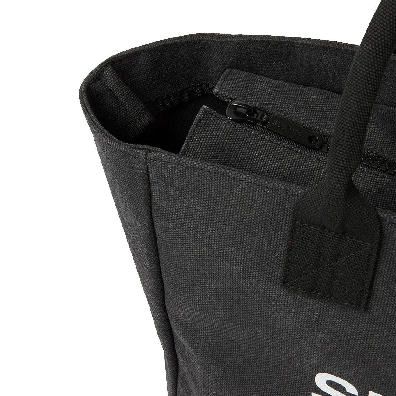REGULAR TOTE BAG SUNDEK AW832ABCV500 00400 BLACK SUNDEK 
