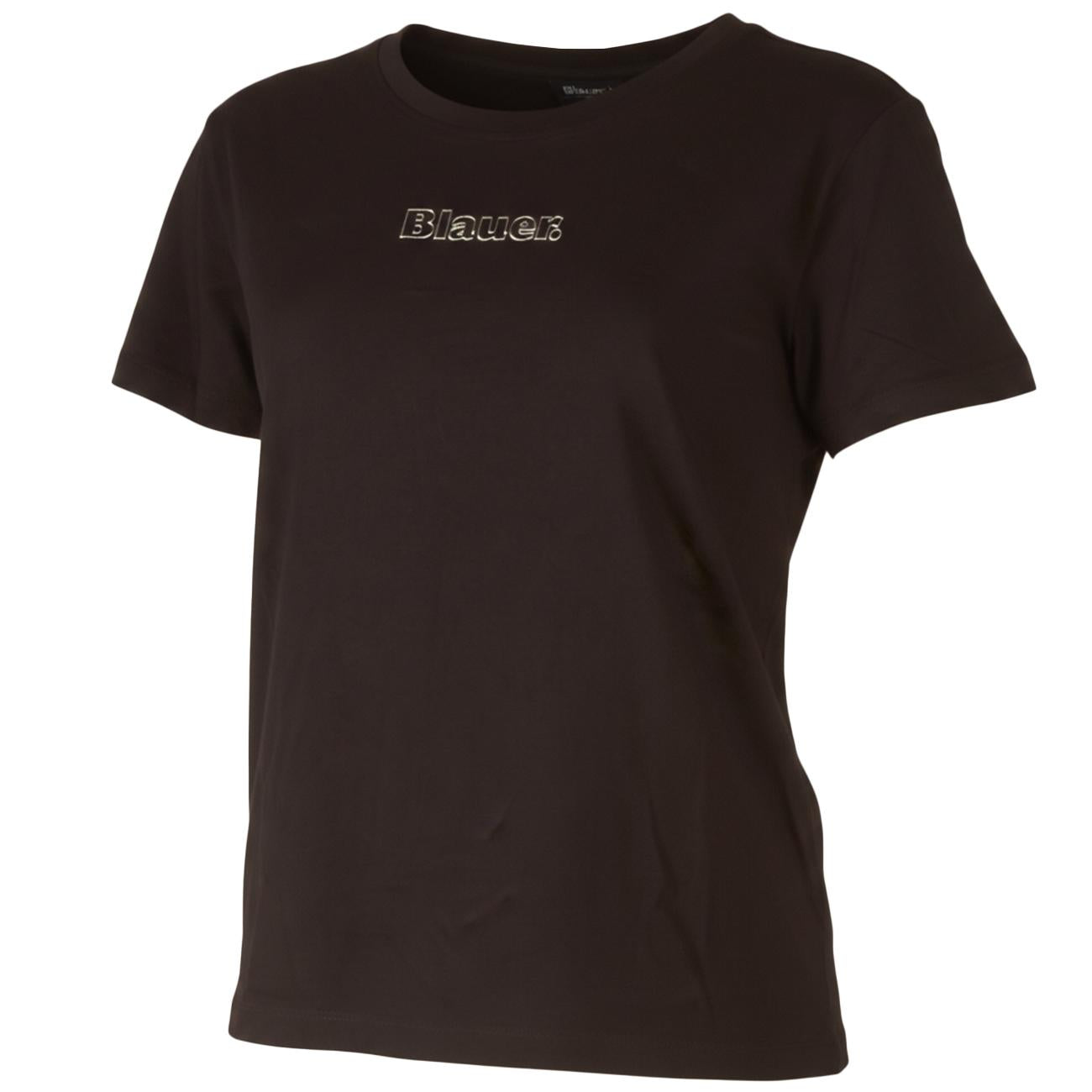 T-shirt Con Logo Gommato Pump 25SBLDH02374-006842 999 NERO BLAUER 