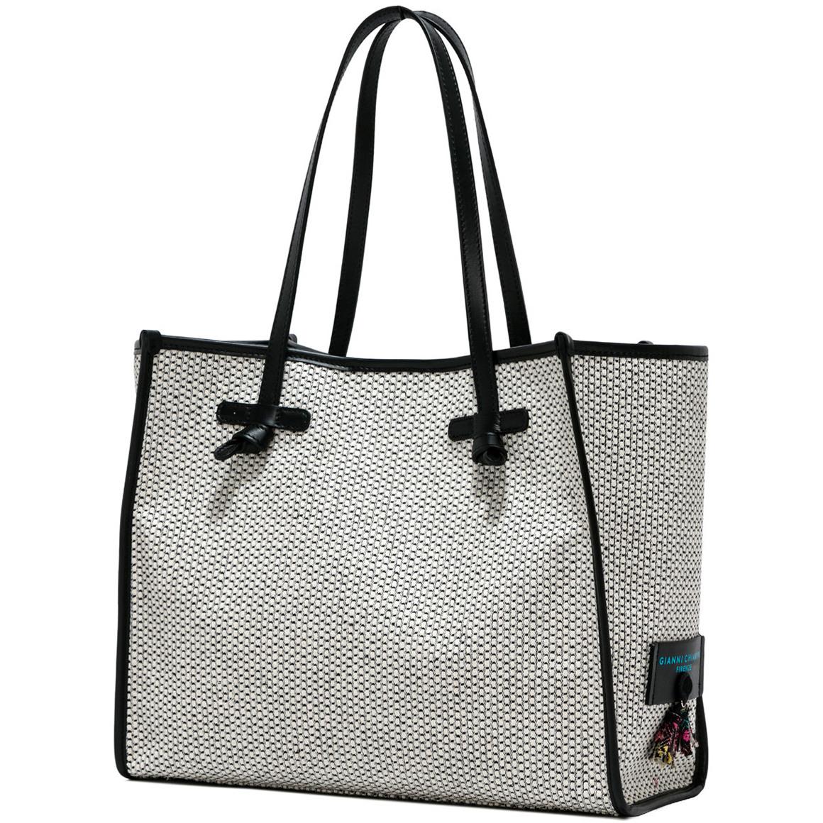 Borsa Marcella Donna Bianco Nero BS10070/DTZ REVEILLON BIANCO/NERO GIANNI CHIARINI 