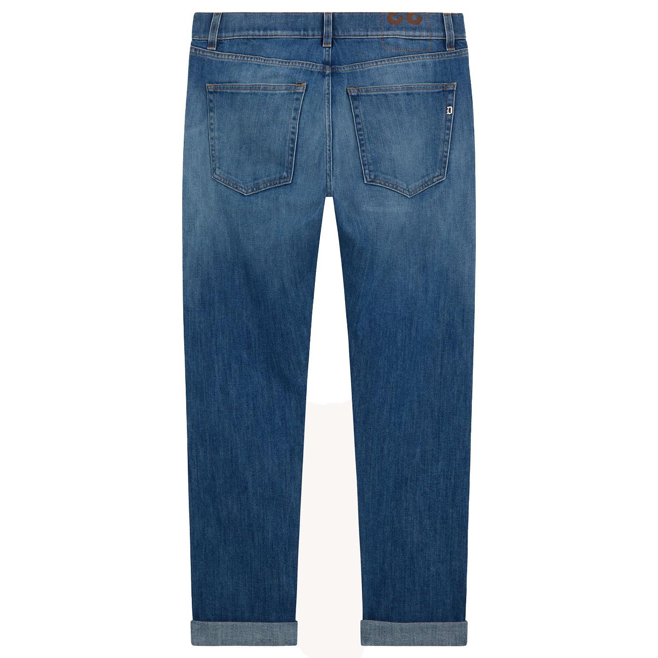 Pantalone Icon UP563DS0107IL6 800 BLU SCURO DONDUP 