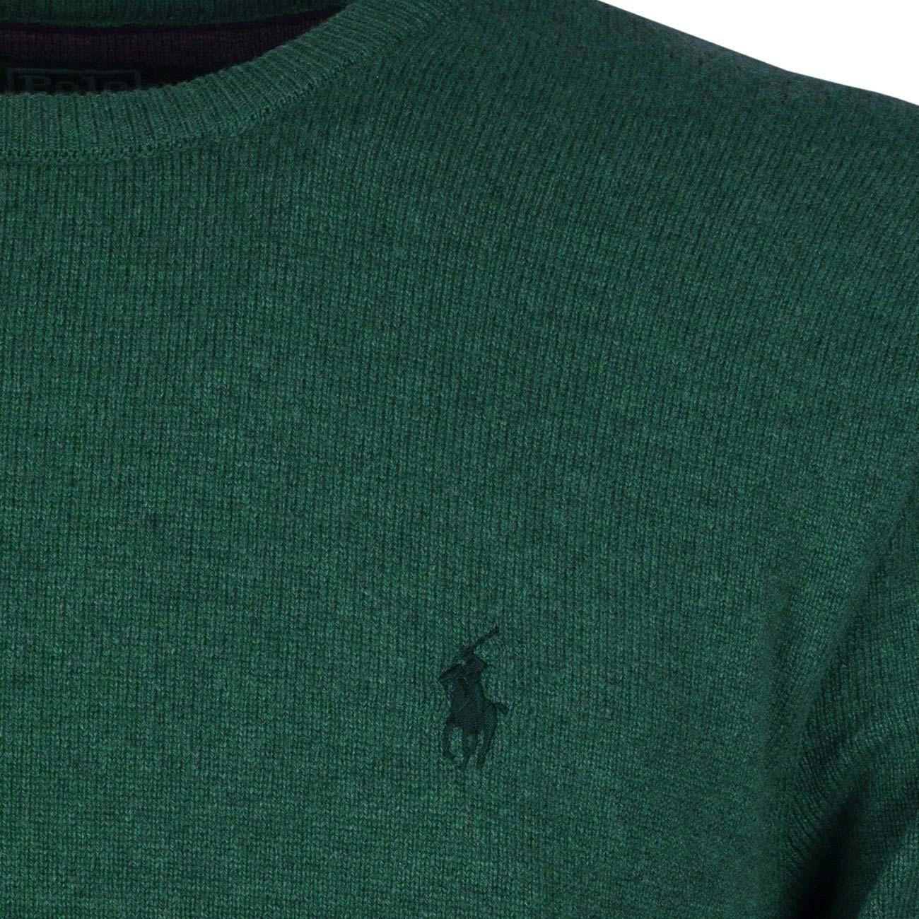 Pullover Lambswool Uomo Hunt Club Green 710876714 002 HUNT CLUB GREEN POLO RALPH LAUREN 