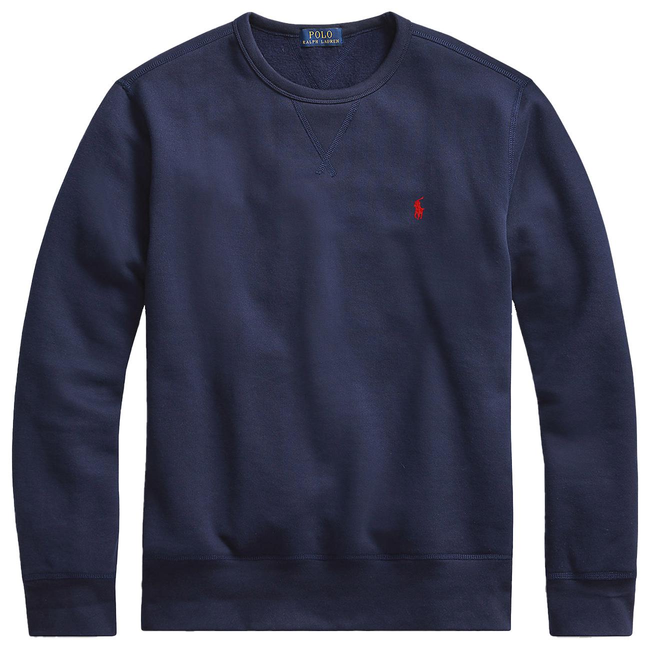 La Felpa In Pile 710766772 003 CRUISE NAVY POLO RALPH LAUREN 
