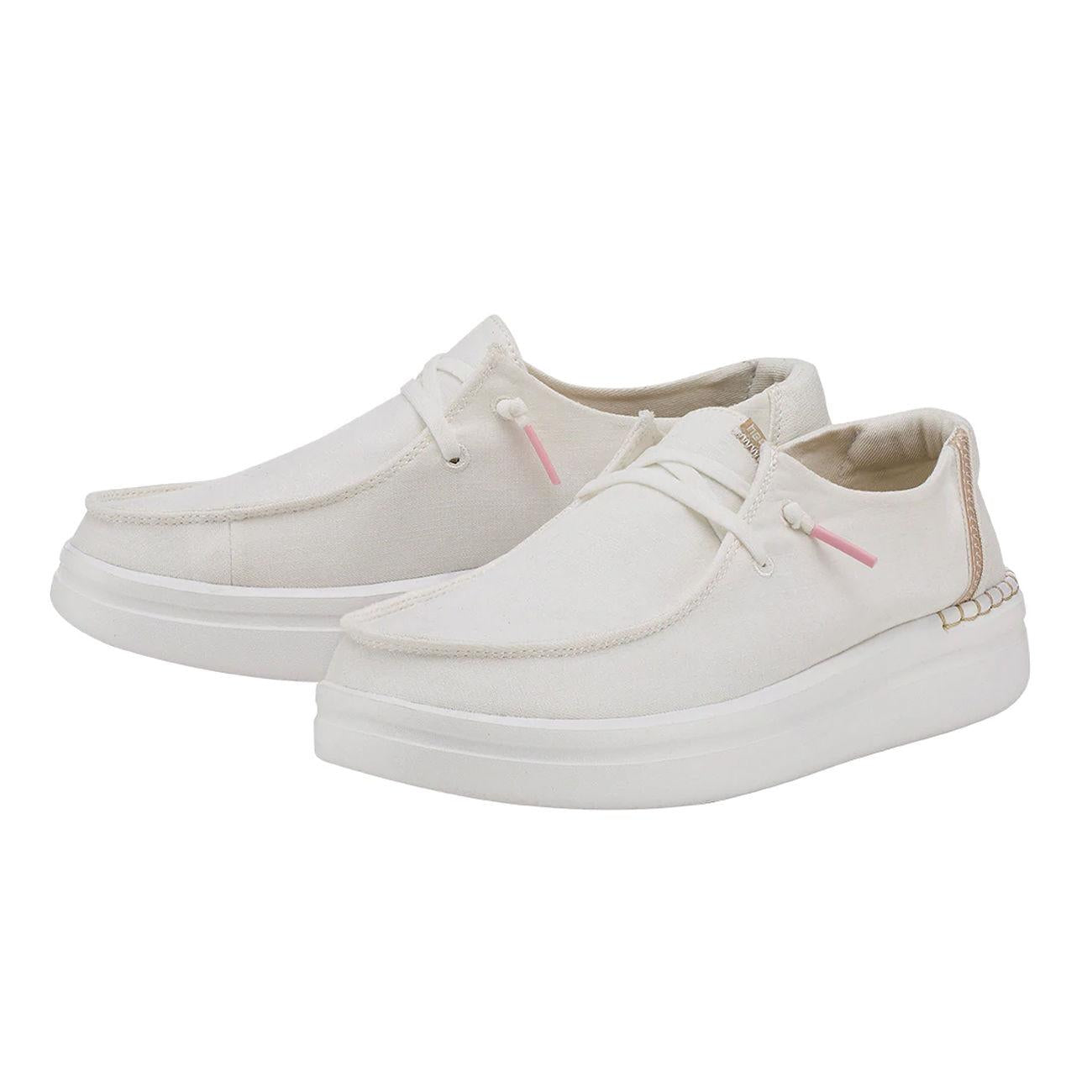 Mocassini Wendy Rise Donna Parkwhite 12194 0190SPARKWHITE HEY DUDE 