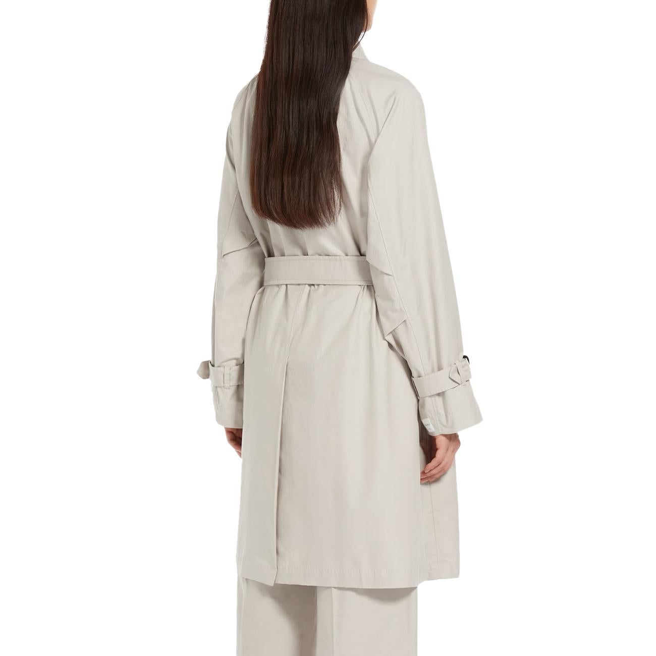 Trench Titrench In Cotone Donna Ecru TITRENCH 2419021014600 002 ECRU MAX MARA LEISURE 