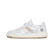 Sneakers Court 2.0 Soft Donna White Natural W401-C2-SF-IN WHITE/NATURAL D.A.T.E. 