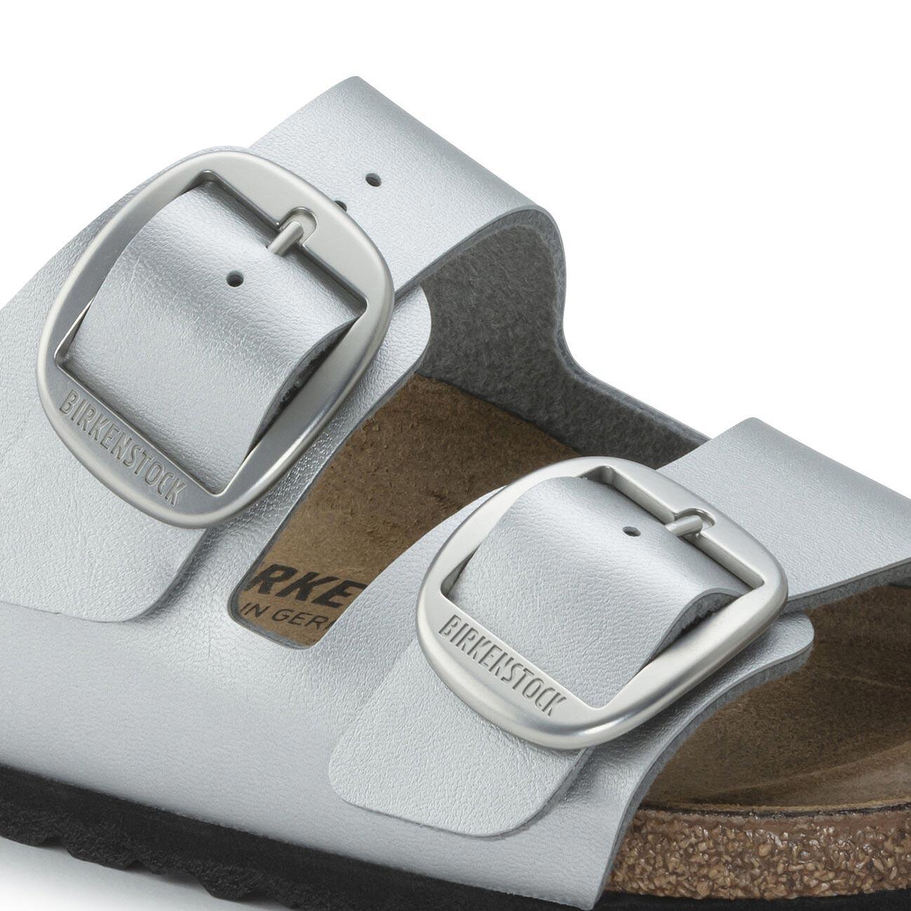 Sandali Arizona Grande Fibbia 1025831 METALLIC SILVER BIRKENSTOCK 