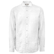 Camicia In Lino Uomo Bianco MK13003 BIANCO MARKUP 