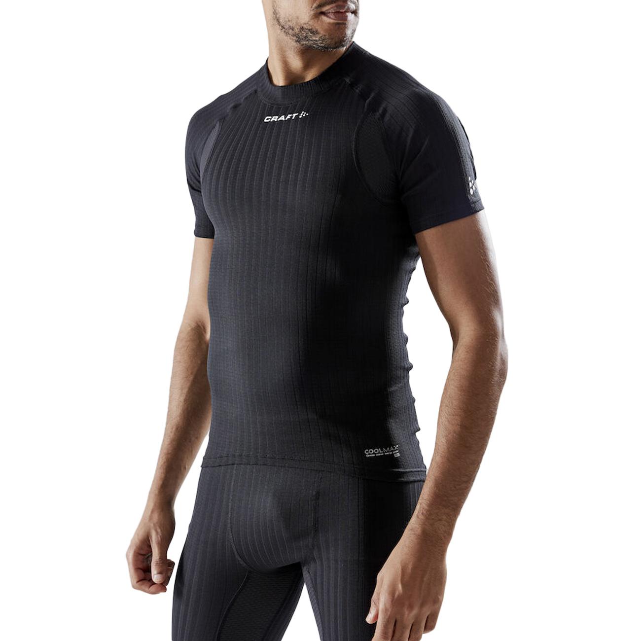 Maglia Intima Active Extreme X Cn Mm Uomo Nero 1909678 999000 BLACK CRAFT 