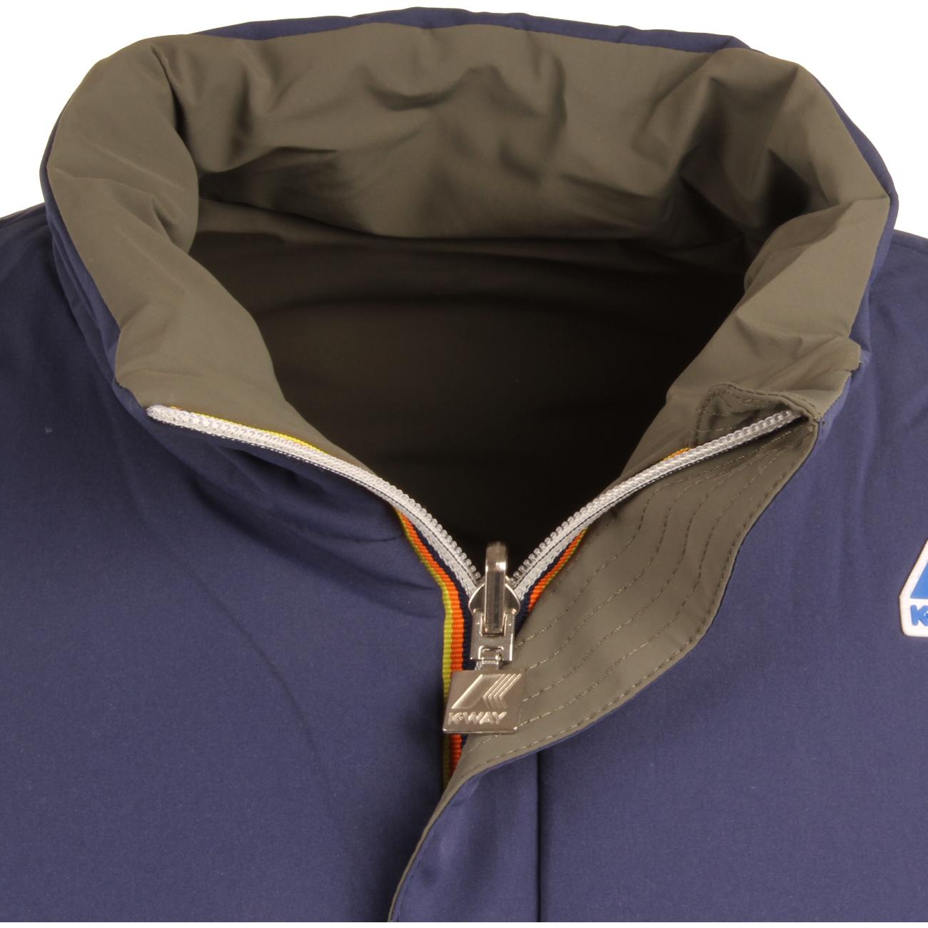 Giacca Arsene Warm Double Corto Uomo Green Blackish K7111HW AF1 GREEN BLACKISH/BI K-WAY 