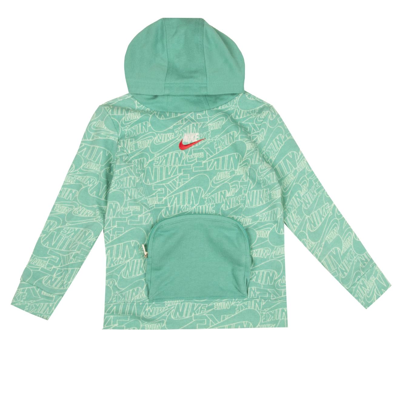 Felpa Logo All Over Bimbo Light Blue NK/86J057 B5PRUSHTEAL NIKE 
