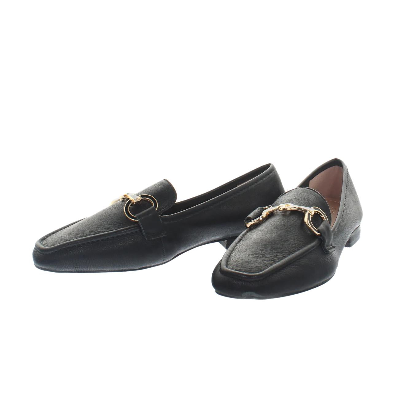 Mocassini Smaltato Nappa Donna Nero 7087 NERO KHARISMA 