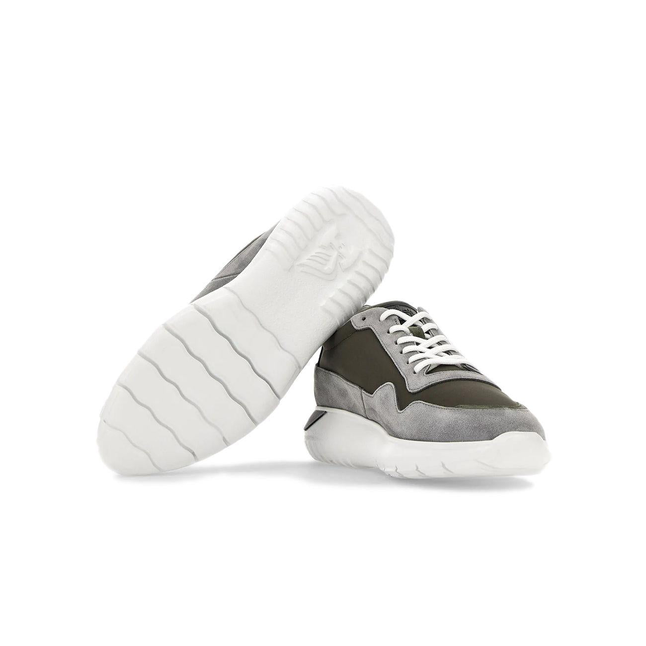 Sneakers Interactive 3 Uomo Verde Nero Bianco HXM3710AJ15MSN543W VERDE/NERO/BIANCO HOGAN 