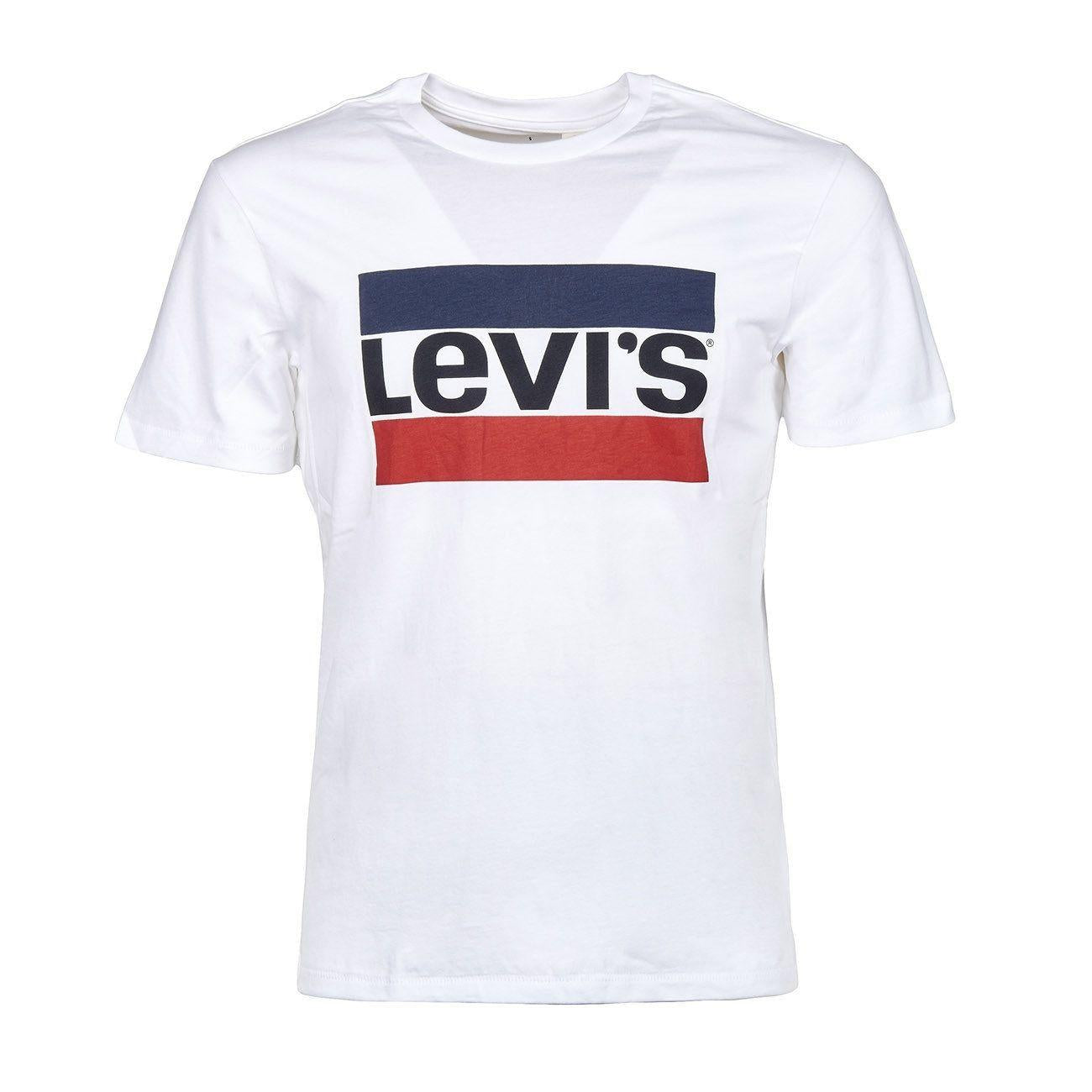 T-Shirt Sportswear Logo Graphic Uomo Bianco Blu Rosso LEVI/39636/0000 BCO/BLU/ROSSO LEVIS 