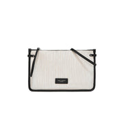Clutch Marcella Pelle E Tessuto Donna Panna BS9405VTMN 162 PANNA GIANNI CHIARINI 